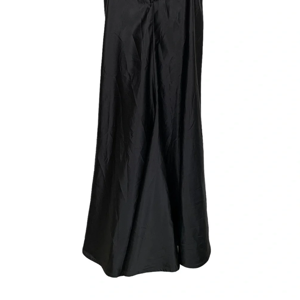 Vintage Tadashi Shoji Black Tuxedo Evening Gown - Picture 6 of 10